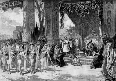 Teaterrepresentation: "" Michel Strogoff"" av Jules Verne (1828-1905) och Adolphe d