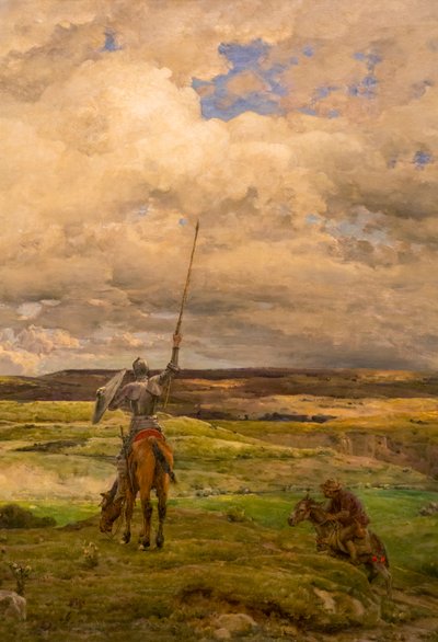 Don Quijote av den franske konstnären Adrien Demont av Adrien Louis Demont