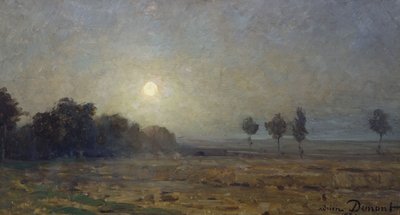 Studie för Trolovningen, 1886 av Adrien Louis Demont