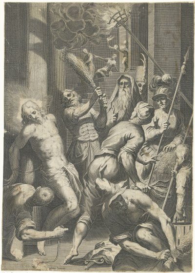 Kristi gissel av Egidius  Sadeler (II)