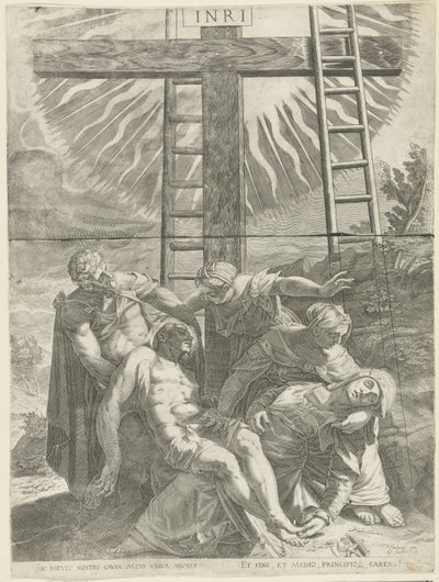 Korstagning av Egidius  Sadeler (II)