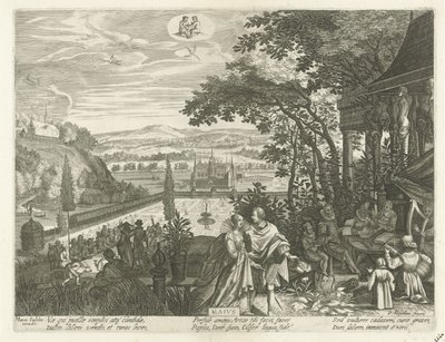 Maj Maivs (titel på objekt) De tolv månaderna (serietitel) av Egidius  Sadeler (II)