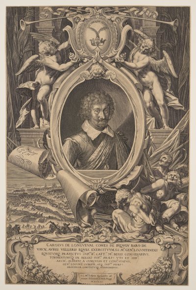 Charles Bonaventure de Longueval av Aegidius Sadeler II