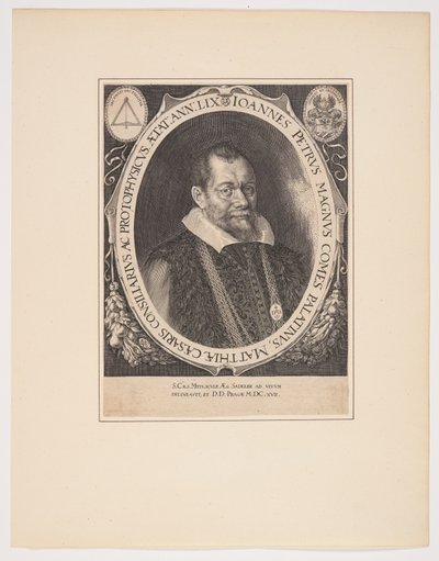 Johann Peter Magnus, läkare av Aegidius Sadeler II
