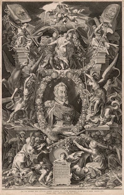 Porträtt av kejsar Matthias av Aegidius Sadeler II
