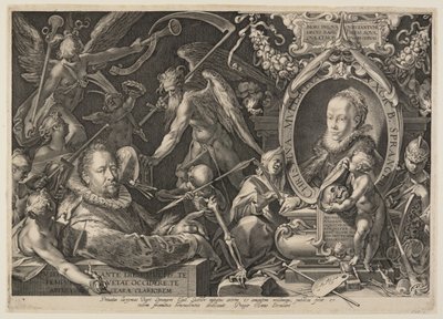 Spranger och hans hustru av Aegidius Sadeler II
