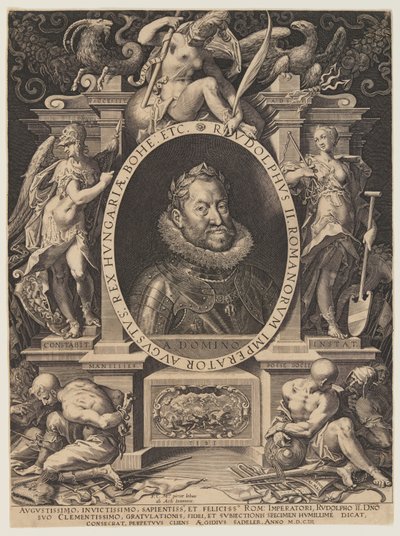 Kejsar Rudolph II av Aegidius Sadeler II