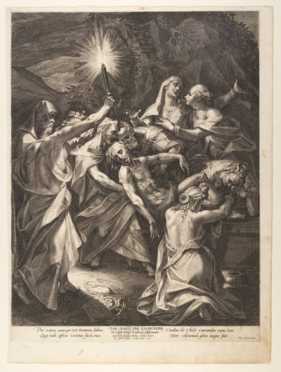 Begravningen av Aegidius Sadeler II