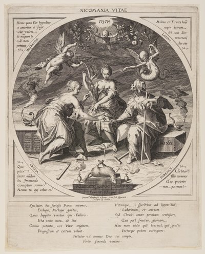 De tre ödena av Aegidius Sadeler II