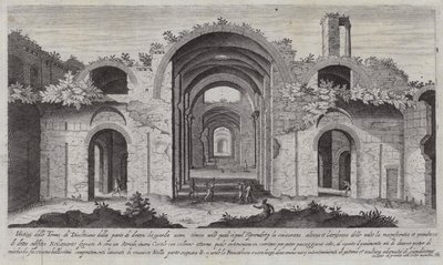 Diocletianus bad, Rom (gravyr) av Aegidius Sadeler or Saedeler