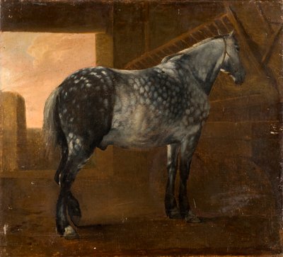En dapple grå häst av Aelbert Cuyp