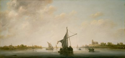 En vy över Maas vid Dordrecht av Aelbert Cuyp