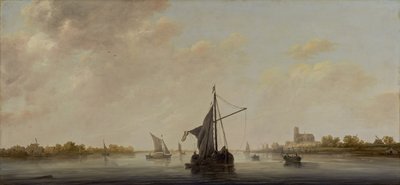 En vy över Maas vid Dordrecht av Aelbert Cuyp