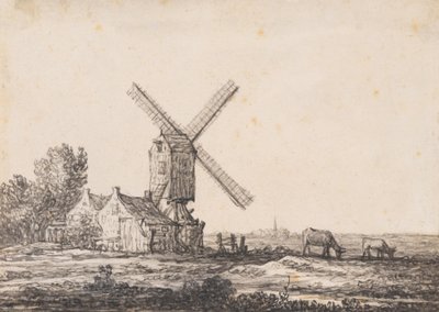 Ett landskap med en kvarn av Aelbert Cuyp