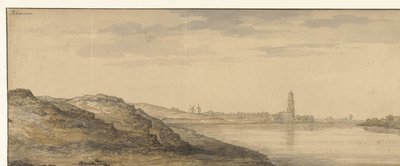 Vy över Rhenen av Aelbert Cuyp