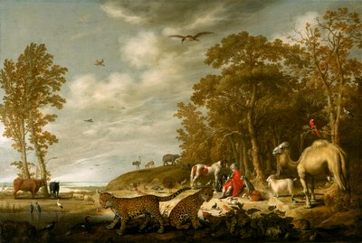 Orfeus spelar för djuren av Aelbert Cuyp