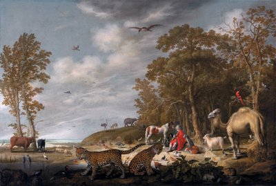 Orfeus spelar för djuren av Aelbert Cuyp