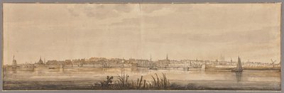 Panoramautsikt över Dordrecht och floden Maas av Aelbert Cuyp