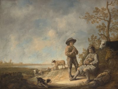 Piping Shepherds, ca. 1643-44. av Aelbert Cuyp