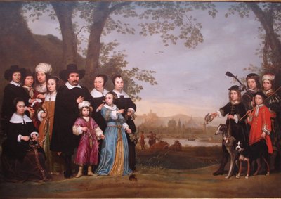 Porträtt av familjen Sam av Aelbert Cuyp