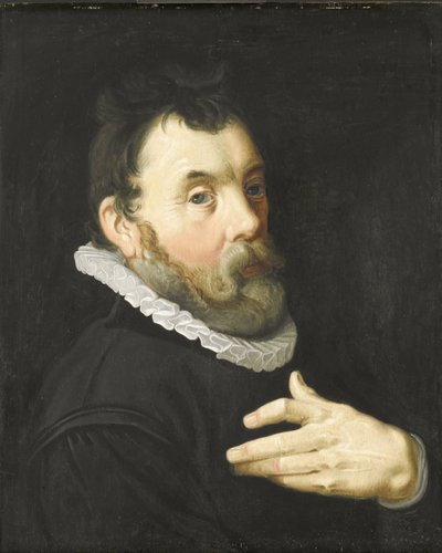 Porträtt av en man av Aert Pietersz. (copy after)