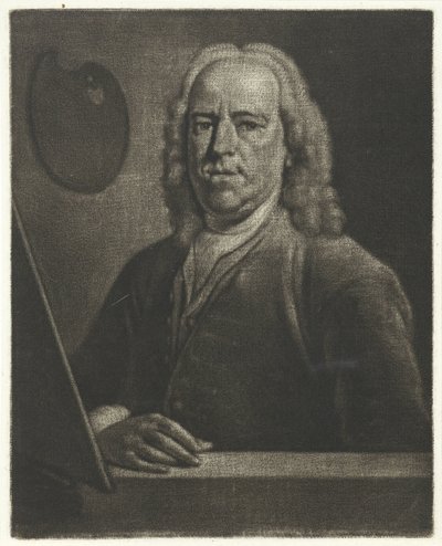Porträtt av Gerard Hoet av Aert Schouman