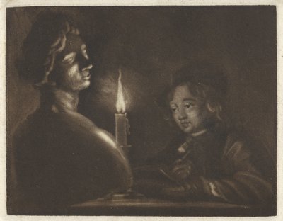 Ritning pojke av Aert Schouman