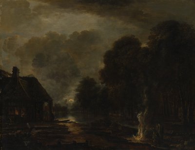 Hovslagaren, tidigt eller mitten av 1650-talet. av Aert van der Neer