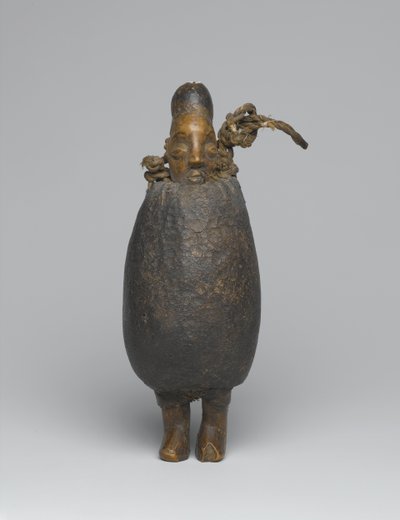 Yaka-figur (trä, tyg, skal, fiber och organiska material) av African