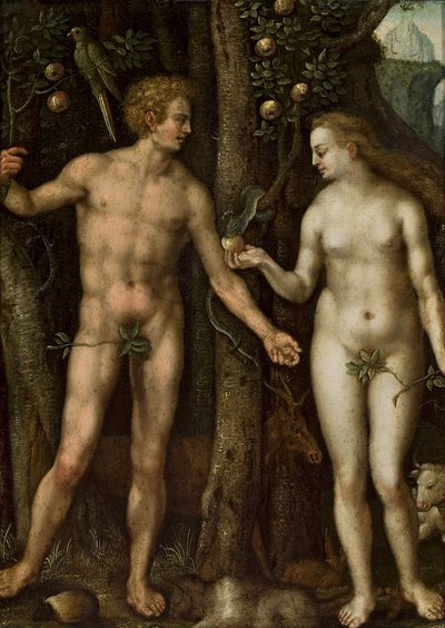 Polska:  Adam i Ewa Adam och Eva av After Albrecht Dürer