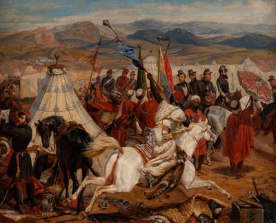 Horace Vernet (cirkel) Slaget vid Isly av after Horace Vernet