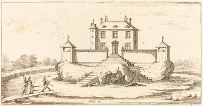 Landskap av After Jacques Callot