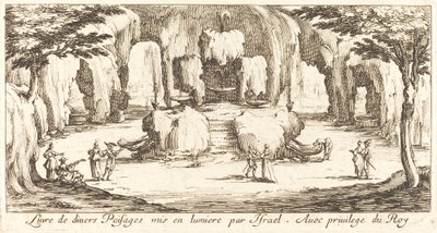 Undertitel för "Various Landscapes" av After Jacques Callot
