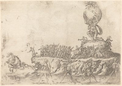 Solens flytande av After Jacques Callot