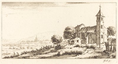 Bykyrkan av After Jacques Callot