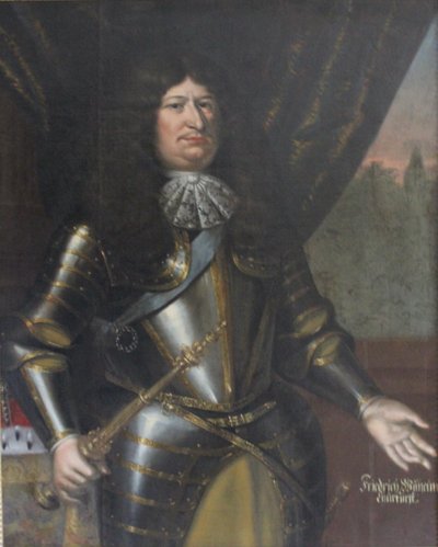 Porträtt av Fredrik Vilhelm av Brandenburg av After Jan de Baen