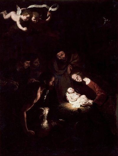 Herdarnas tillbedjan av after Jusepe de Ribera
