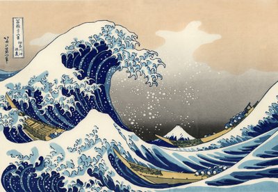 Den stora vågen utanför Kanagawa av After Katsushika Hokusai