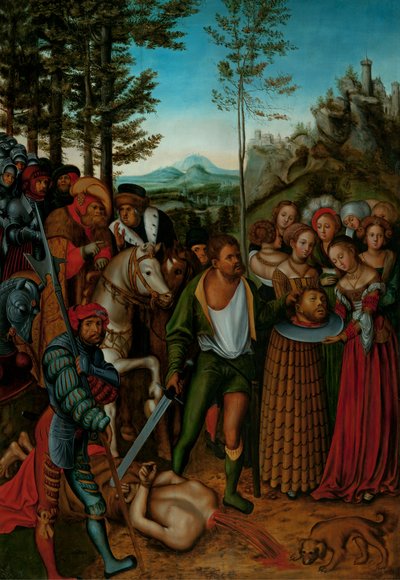 Johannes Döparens halshuggning av after Lucas Cranach the Elder