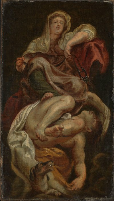 Nykterhet segrade över otymplighet av after Peter Paul Rubens