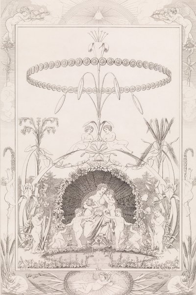 Day, från serien The Times of the Day, 1807. av After Philipp Otto Runge