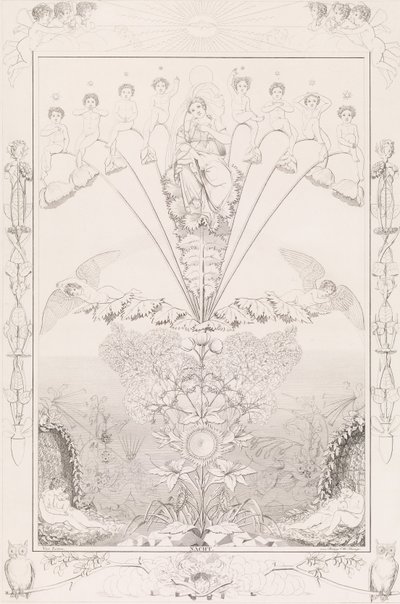 Natt, från serien The Times of the Day, 1807. av After Philipp Otto Runge