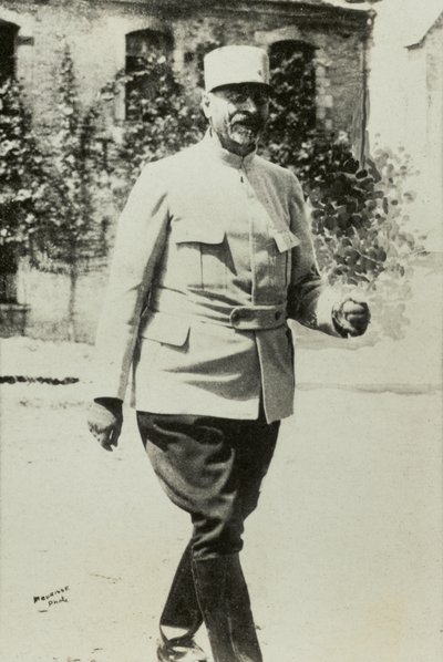 Porträtt av general Joseph Micheler (foto) av Agence Meurisse