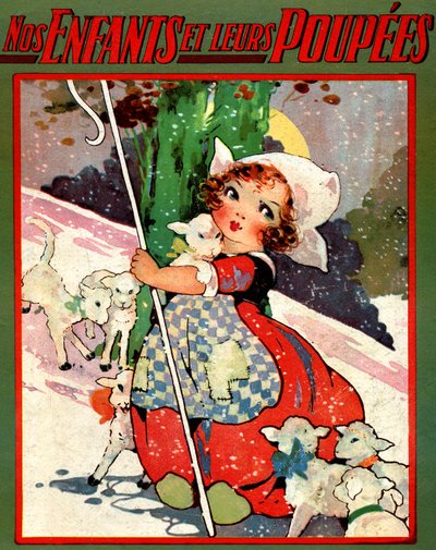 En liten sheperdess, ca 1920 (illustration) av Agnes Richardson