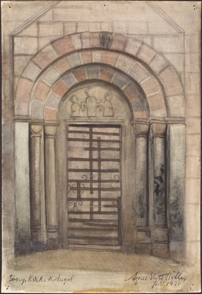 Sørups kyrka, Ängel av Agnes Slott Møller