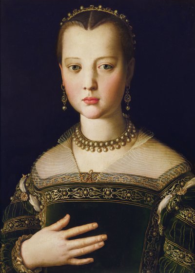 Porträtt av Maria de 