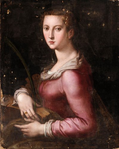 Sankta Katarina av Alexandria av Agnolo Bronzino