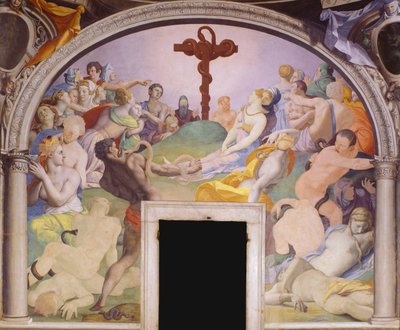 The Brazen Serpent, 1540-1545 av Agnolo Bronzino