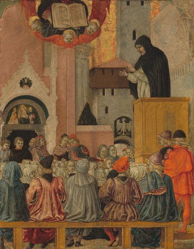 En dominikansk predikan, ca. 1470. av Agnolo degli Erri
