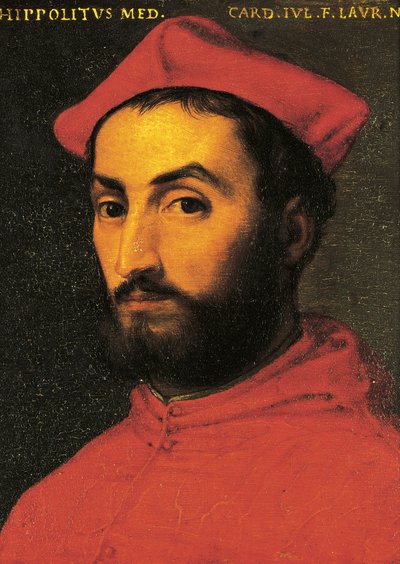Porträtt av Ippolito de Medici (Urbino av Agnolo Bronzino